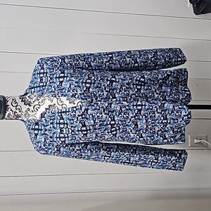 Blue Florar Blazer